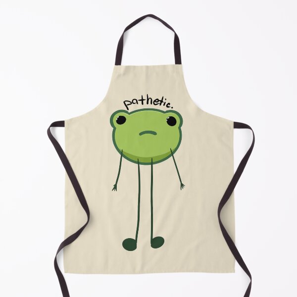Item preview, Tall frog looking down says pathetic doodle designed and sold by hellenjellen.