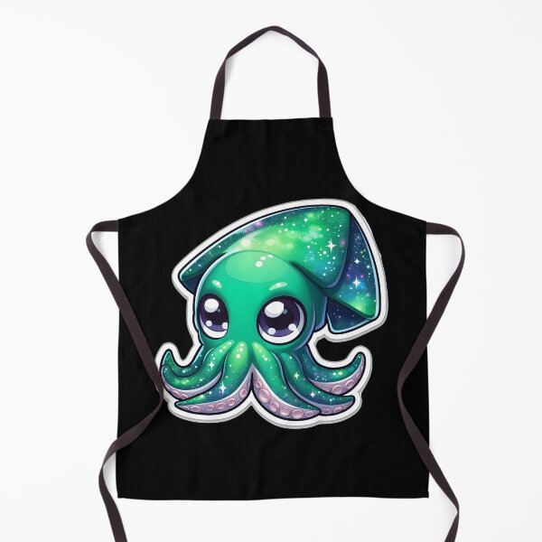 Item preview, cute green shibi squid designed and sold by Suissino.