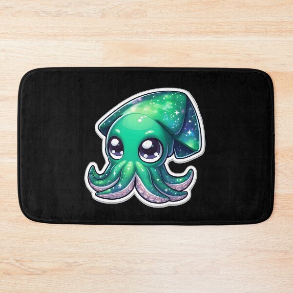 Item preview, cute green shibi squid designed and sold by Suissino.