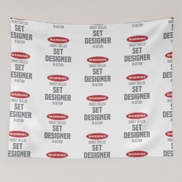 Item preview, Highly Skilled Set Designer in Action designed and sold by NermilioDesigns.