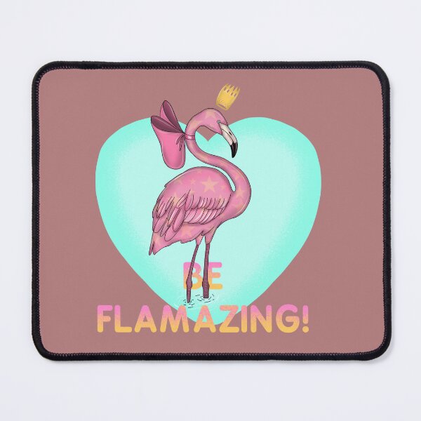 Item preview, be flaming. cute flamingo animal lovers designed and sold by La Loca.
