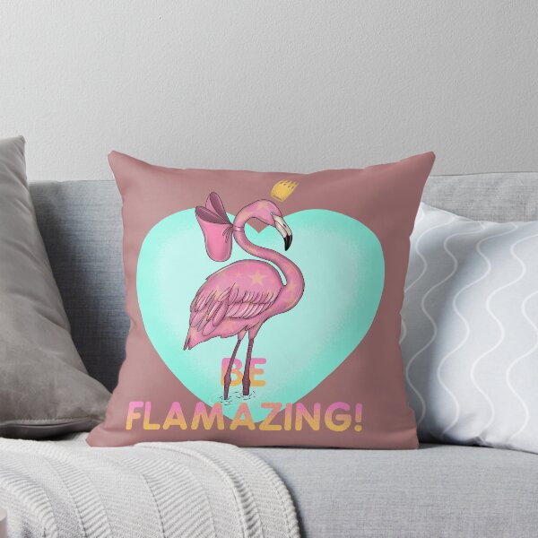 Item preview, be flaming. cute flamingo animal lovers designed and sold by La Loca.