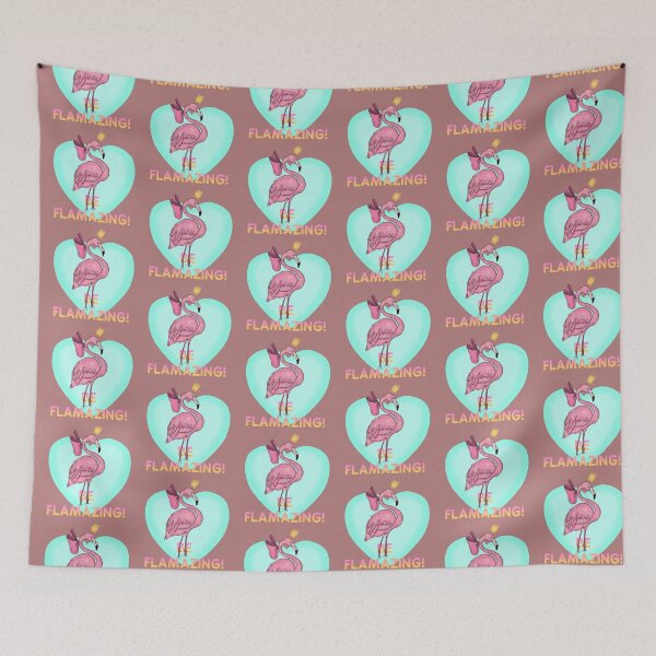 Item preview, be flaming. cute flamingo animal lovers designed and sold by La Loca.
