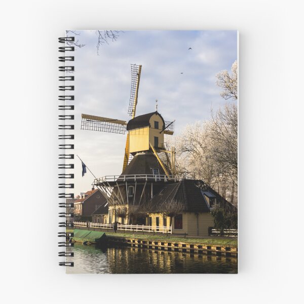 Item preview, Windmill the Haantje on a cold winter day in Weesp designed and sold by Annika Westgeest.