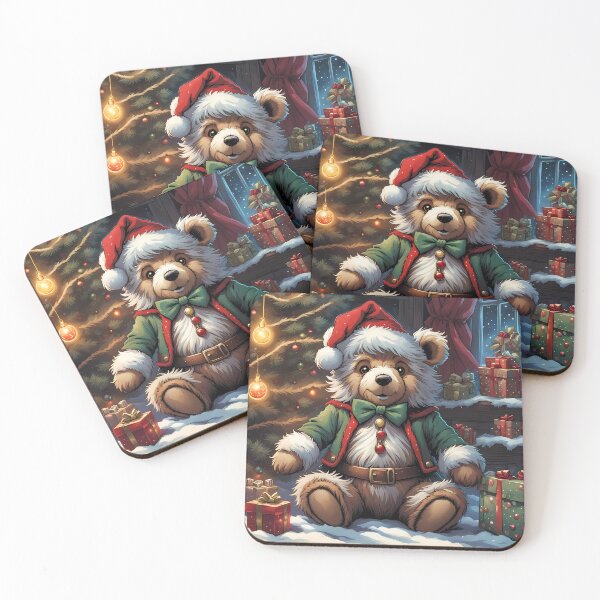 Item preview, Teddy como un descarado elfo navideño designed and sold by Colin Bentham.