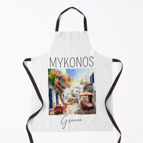 Item preview, Watercolor Design of Mykonos - Greece  designed and sold by Sketch-Shack.
