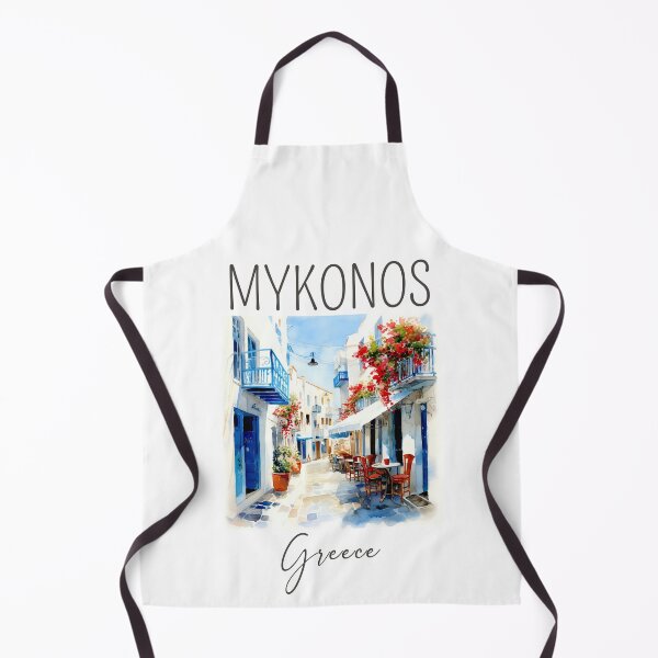 Item preview, Watercolor Design of Mykonos - Greece  designed and sold by Sketch-Shack.