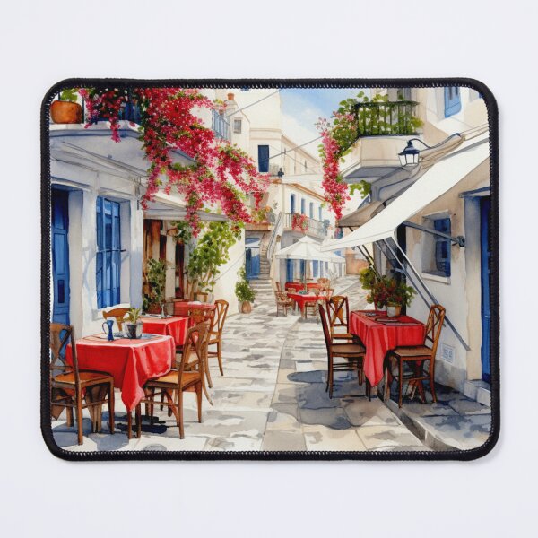 Item preview, Watercolor Design of Mykonos - Greece  designed and sold by Sketch-Shack.
