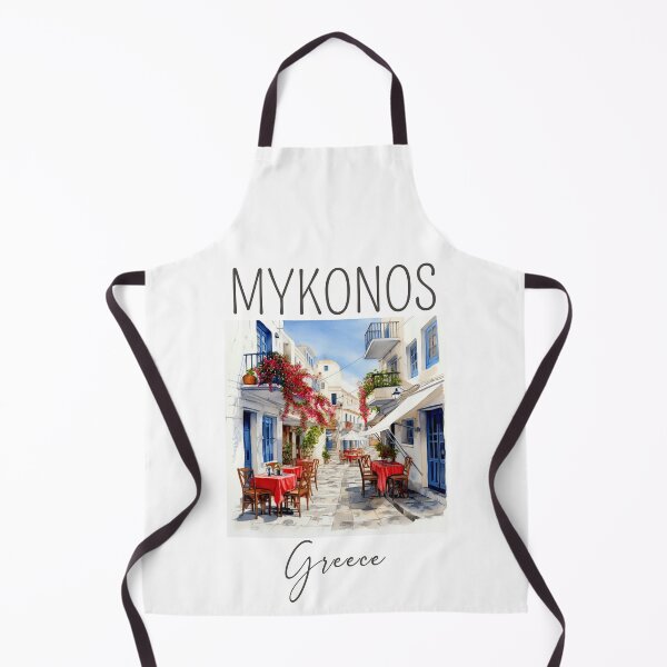 Item preview, Watercolor Design of Mykonos - Greece  designed and sold by Sketch-Shack.