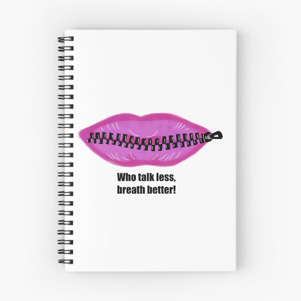 Item preview, Silent Statements - 'Zip It' Expressive Lips Artwork designed and sold by SmartDesignByBB.