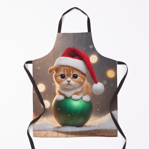 Item preview, Kitten with Bauble designed and sold by Geek-Girl-Art.