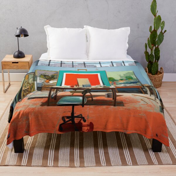 Item preview, Art Studio Loft - Artist's Chicago City View designed and sold by GalleryOXO.