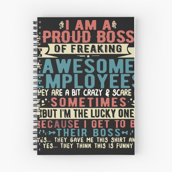 Item preview, I Am A Proud Boss Of Freaking Awesome Employees designed and sold by Pitchou07.