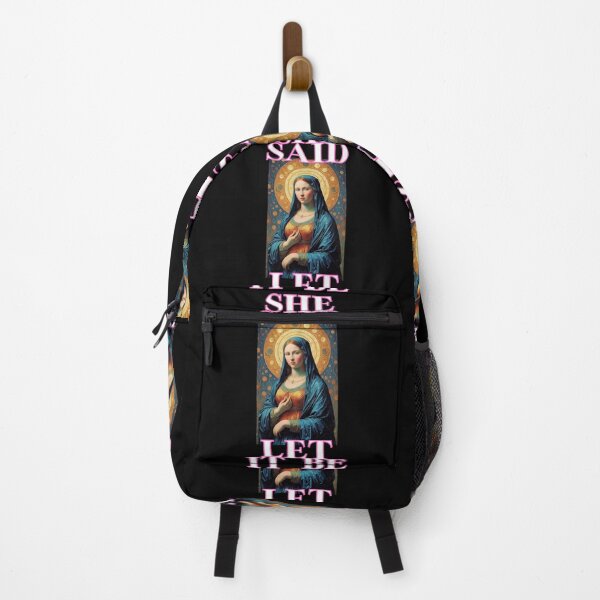 Item preview, She said let it be Amen St Mary in van Gogh style funny christian cute gifts designed and sold by thankful-loco.