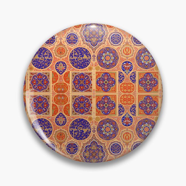 Item preview, Polychromatic Ornamental Design 1869 Albert Charles Auguste Racinet designed and sold by RocketshipRetro.