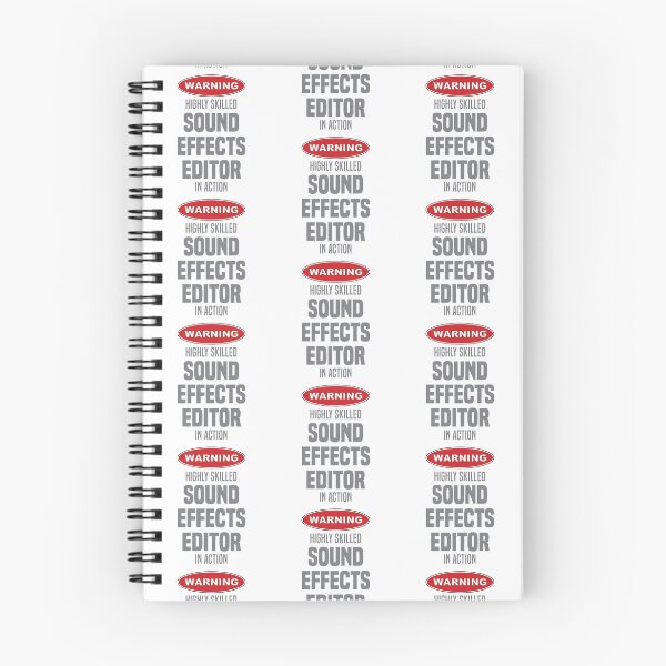 Item preview, Highly Skilled Sound Effects Editor in Action designed and sold by NermilioDesigns.