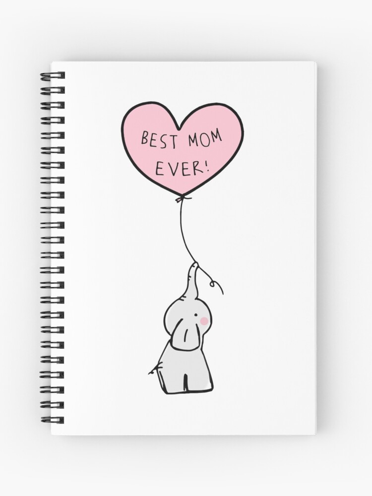 Cuaderno de espiral «Día de la Madre - ¡La mejor mamá de todas! Regalo del  día de las madres» de Basti09 | Redbubble