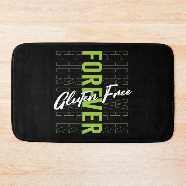 Item preview, "Gluten-free forever" black t-shirt designed and sold by MyGluteesFree77.