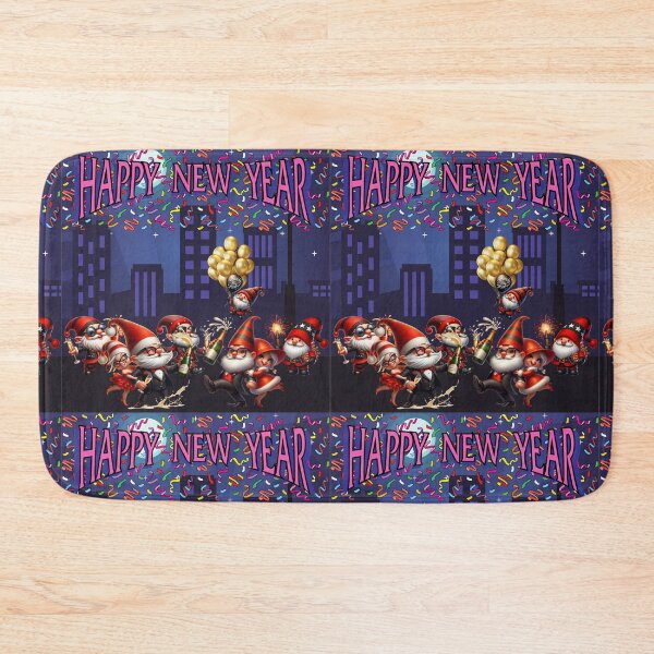 Item preview, Happy New Year, 2024, Goodbye 2023, Gnomes dance designed and sold by Cerulean-Shop.