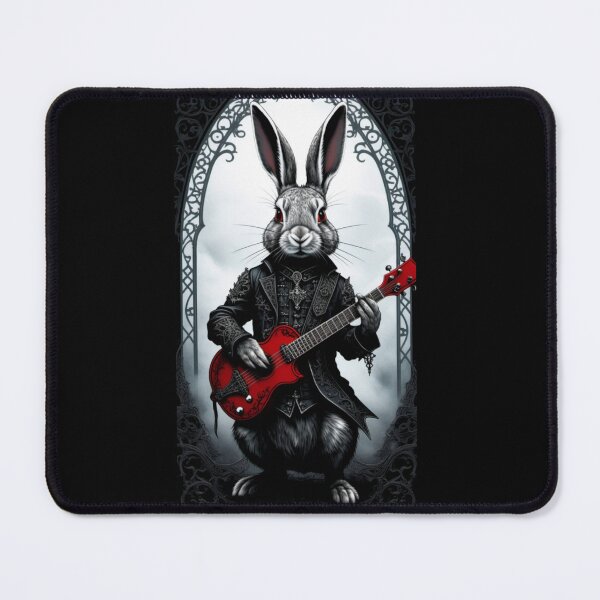 Item preview, A rabbit with a guitar in gothic style designed and sold by Sopilka.