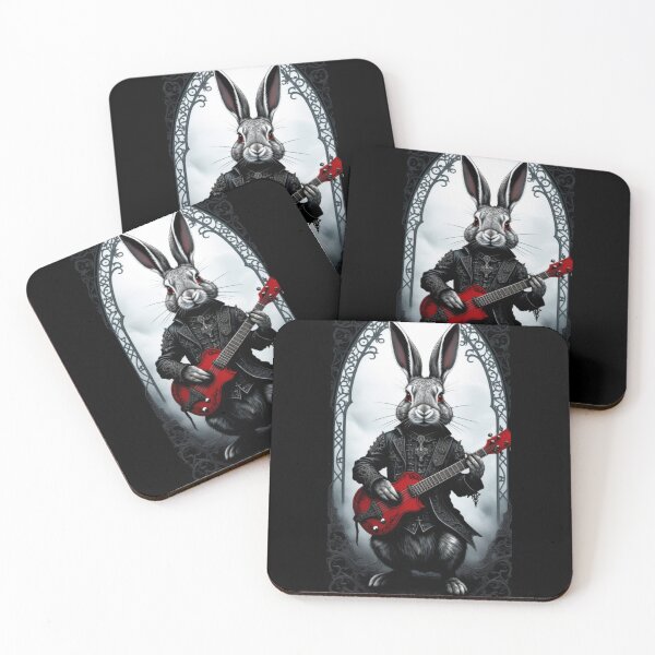 Item preview, A rabbit with a guitar in gothic style designed and sold by Sopilka.