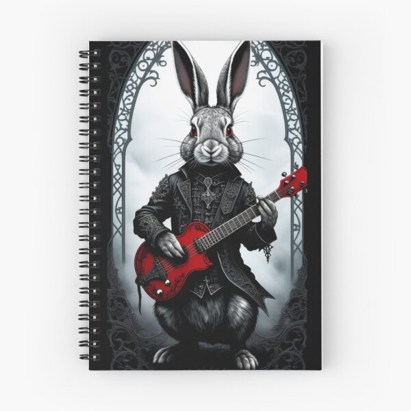 Item preview, A rabbit with a guitar in gothic style designed and sold by Sopilka.