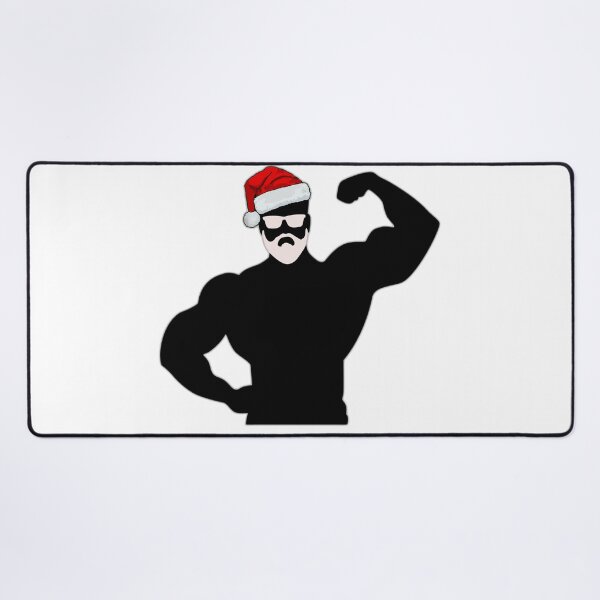 Item preview, Muscular Men wear Santa Hat as Santa Claus designed and sold by AkademiaNawyku.