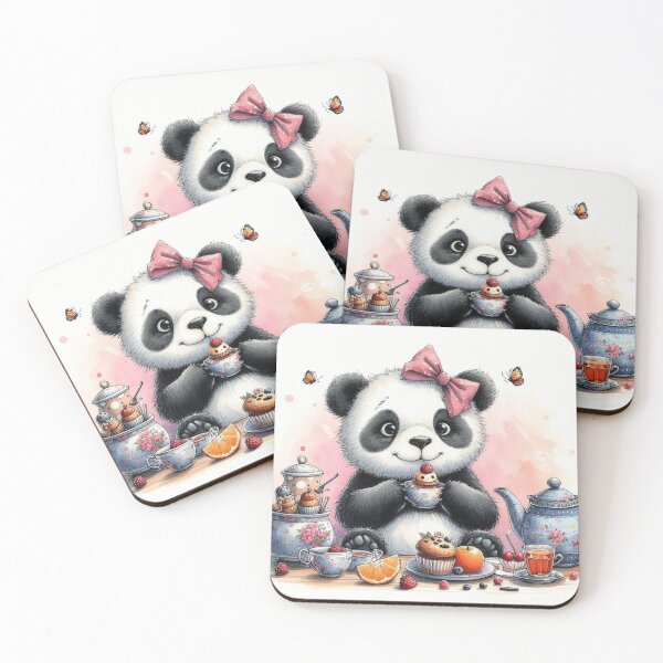 Artikelvorschau, Panda-Teeparty entworfen und verkauft von JinxMallory.