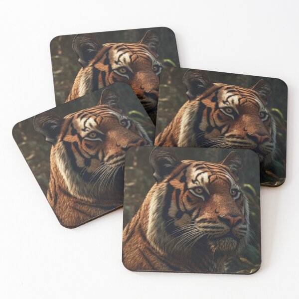 Item preview, Endangered Rare Wildlife Wall Art Sunda Tiger Animals Oil Painting A882 designed and sold by MPCFICTION.