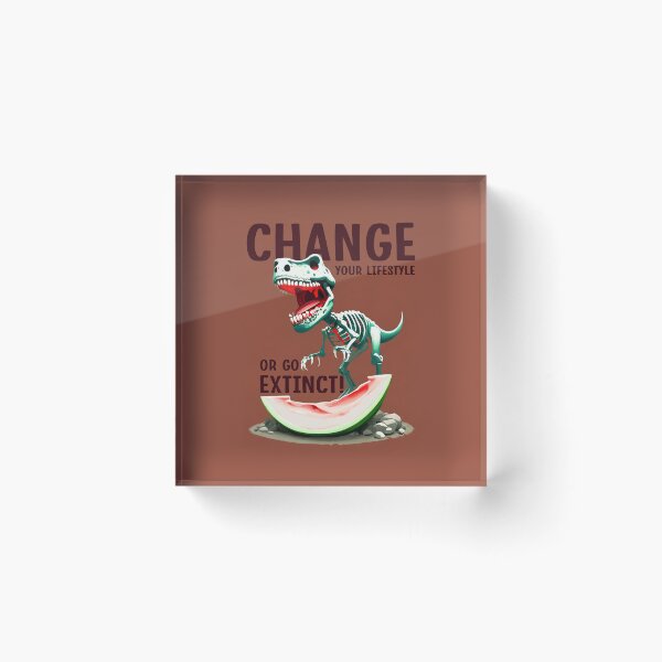 Item preview, How to be vegetarian - Change your lifestyle or go extinct! designed and sold by BubblyDelight.
