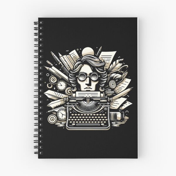 Item preview, "Writing Elegance" on Vintage Retro Style designed and sold by MusesWhispers.