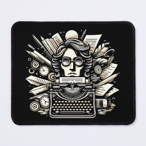 Item preview, "Writing Elegance" on Vintage Retro Style designed and sold by MusesWhispers.