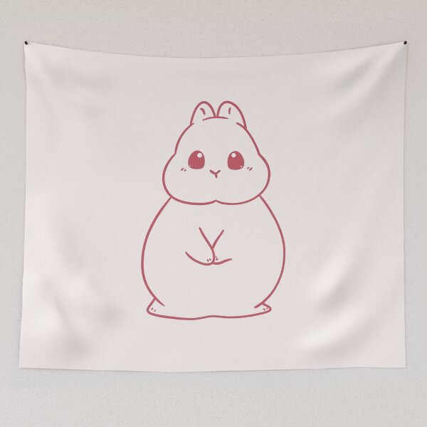 Item preview, Sean Line Art Standing Rabbit | Bunniesmee Wedding Edition T-Shirt designed and sold by bunniesmee.