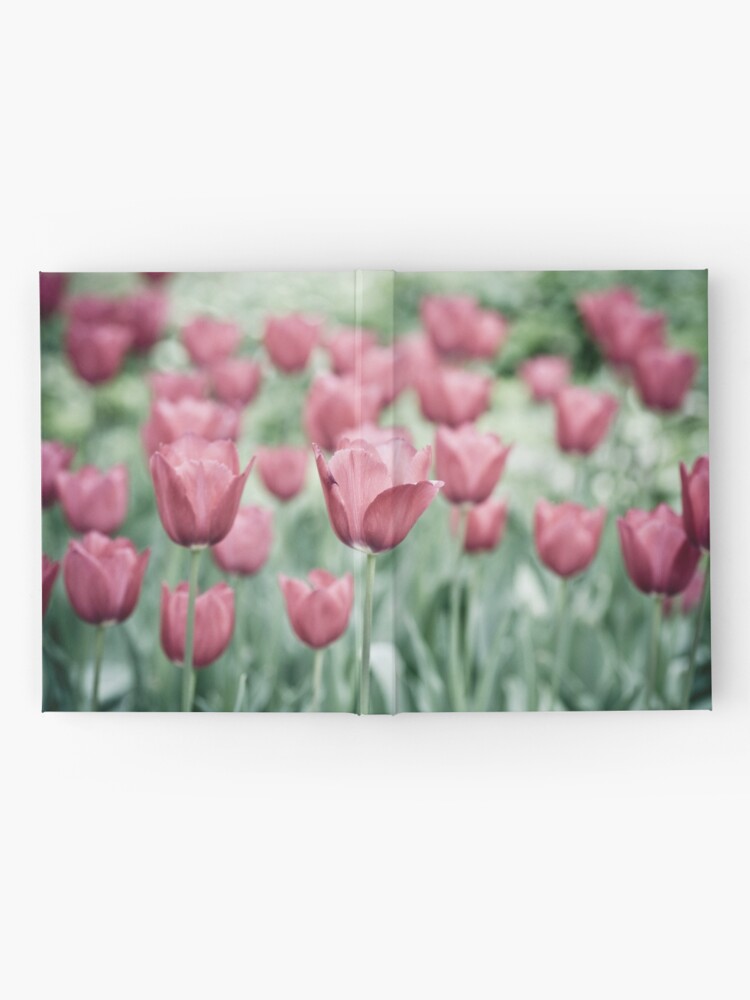 Alternate view of Pink Tulip Field Hardcover Journal