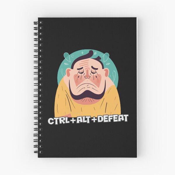 Item preview, Fat and Sad, Ctrl + Alt + Defeat designed and sold by kreafox.