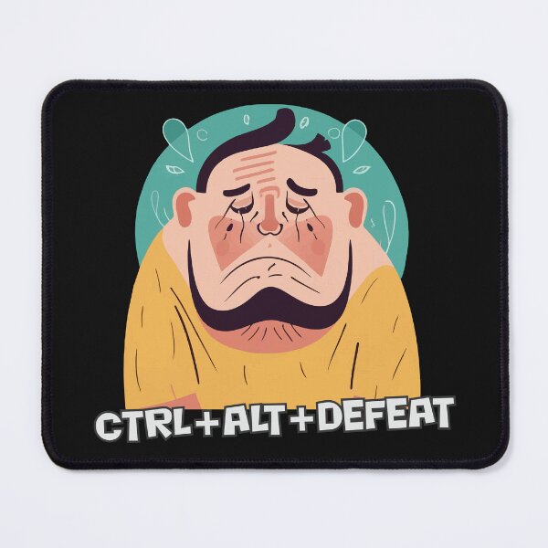 Item preview, Fat and Sad, Ctrl + Alt + Defeat designed and sold by kreafox.