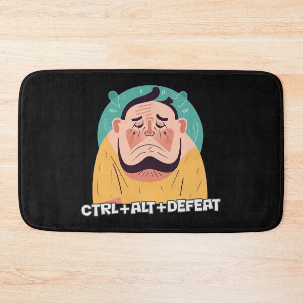 Item preview, Fat and Sad, Ctrl + Alt + Defeat designed and sold by kreafox.