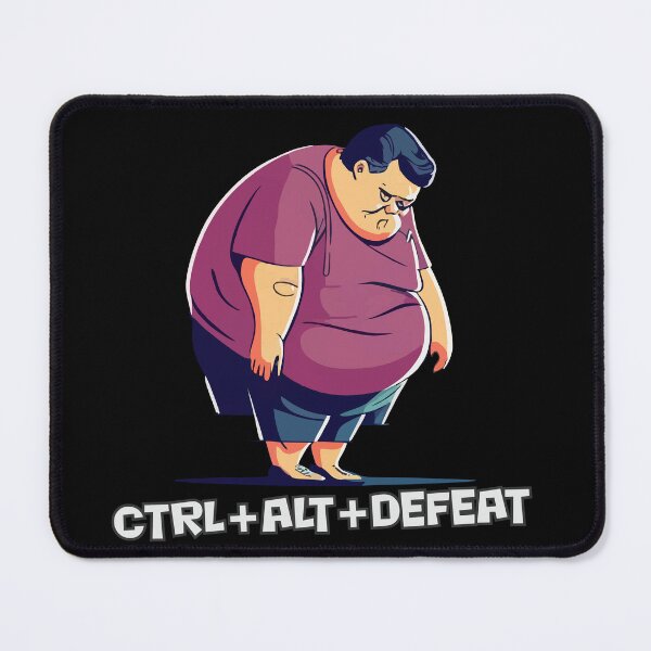 Item preview, Fat and Sad, Ctrl + Alt + Defeat designed and sold by kreafox.