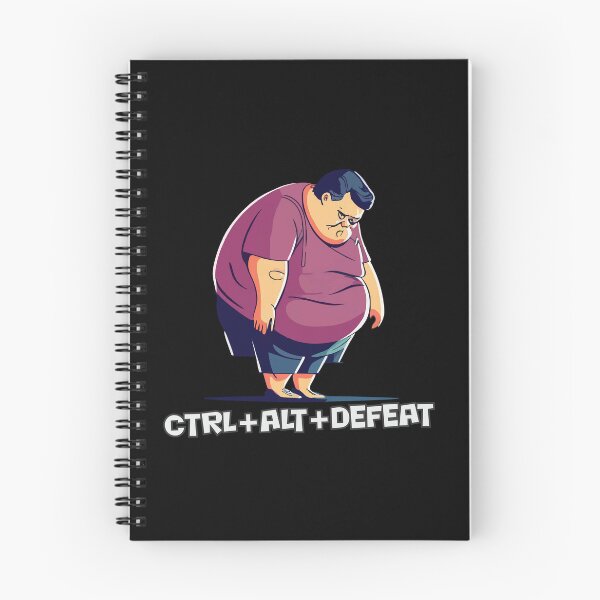 Item preview, Fat and Sad, Ctrl + Alt + Defeat designed and sold by kreafox.