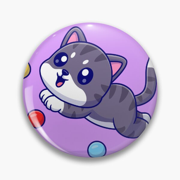 Item preview, Playful Purr: Cute Cat Playing with Ball Cartoon Vector Icon Illustration designed and sold by hjian8219.