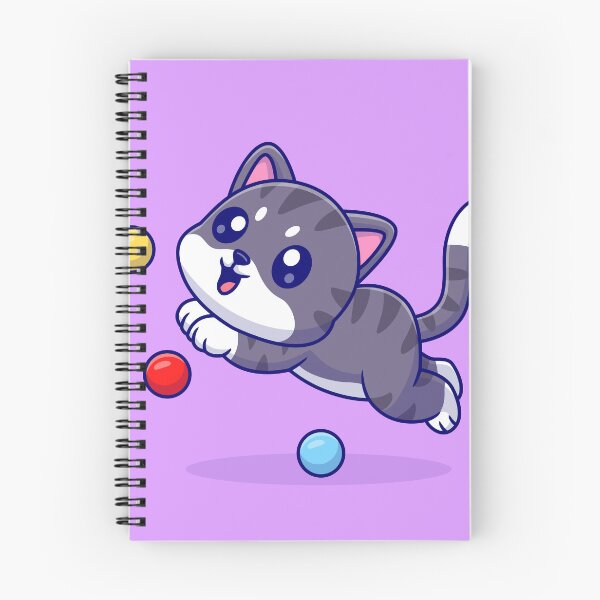 Item preview, Playful Purr: Cute Cat Playing with Ball Cartoon Vector Icon Illustration designed and sold by hjian8219.
