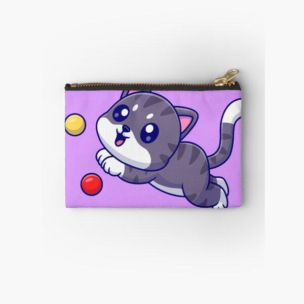 Item preview, Playful Purr: Cute Cat Playing with Ball Cartoon Vector Icon Illustration designed and sold by hjian8219.