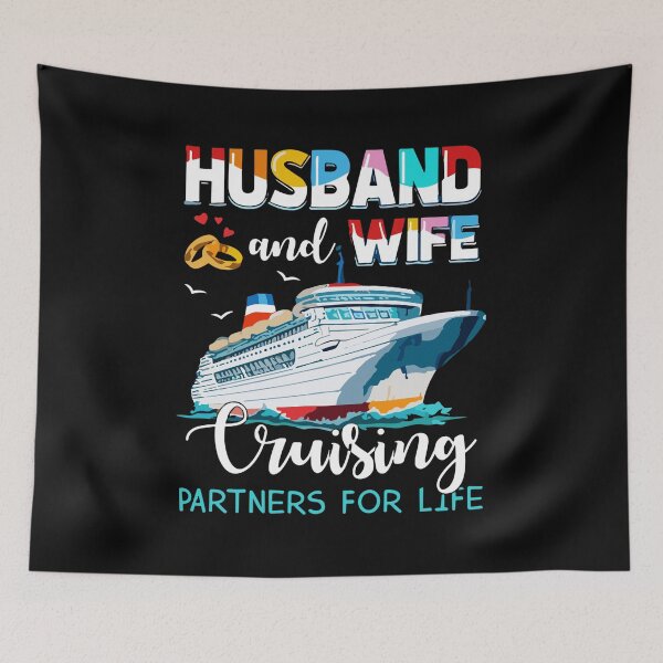Item preview, Husband And Wife Cruising Partners For Life - Cruise Wedding designed and sold by Pitchou07.