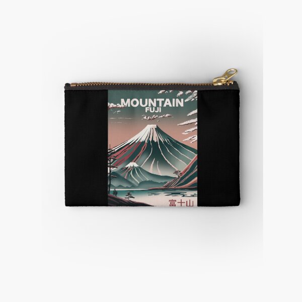 Item preview, Wonderful Mountain Fuji illustration, vintage travel poster designed and sold by drawlinershop.
