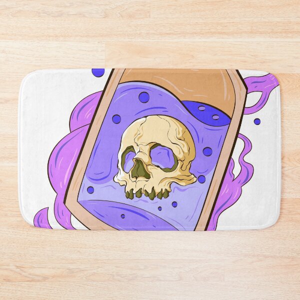 Item preview, Japanese Skeleton venom bottle 2 - Vector art illustration designed and sold by Yahia-arts.