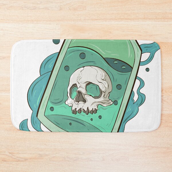 Item preview, Japanese Skeleton venom bottle 3 - Vector art illustration designed and sold by Yahia-arts.