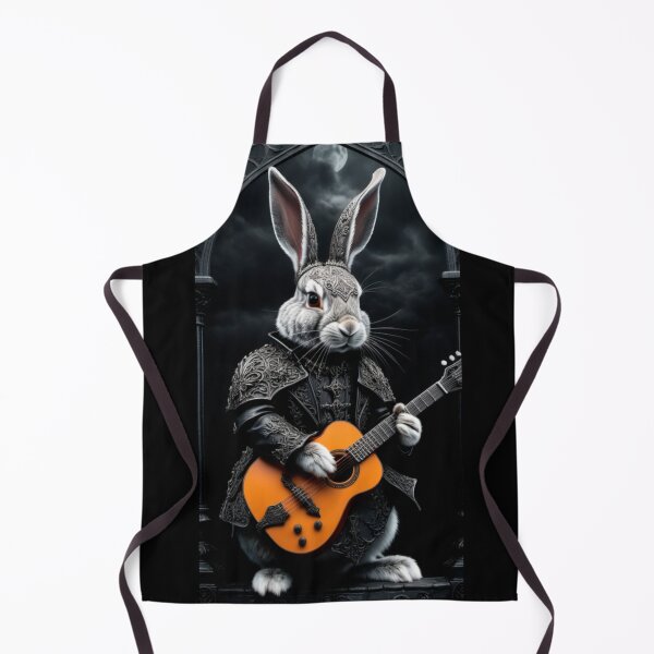 Item preview, A goth rabbit with a guitar designed and sold by Sopilka.