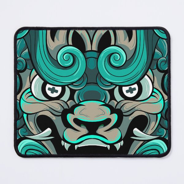 Item preview, The Furious Japanese Lion 2 - Komainu Vector art illustration designed and sold by Yahia-arts.