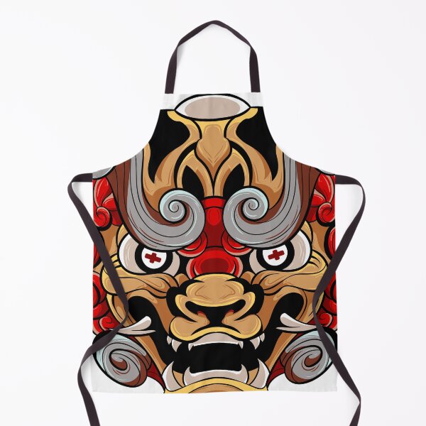 Item preview, The Furious Japanese Lion 3 - Komainu Vector art illustration designed and sold by Yahia-arts.