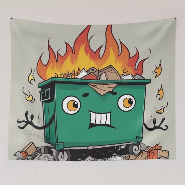Item preview, Whimsical Dumpster Shenanigans: When Chaos Takes a Playful Turn designed and sold by ccl2023.